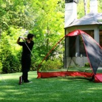 The RukkNet Pop-Up Golf Practice Net